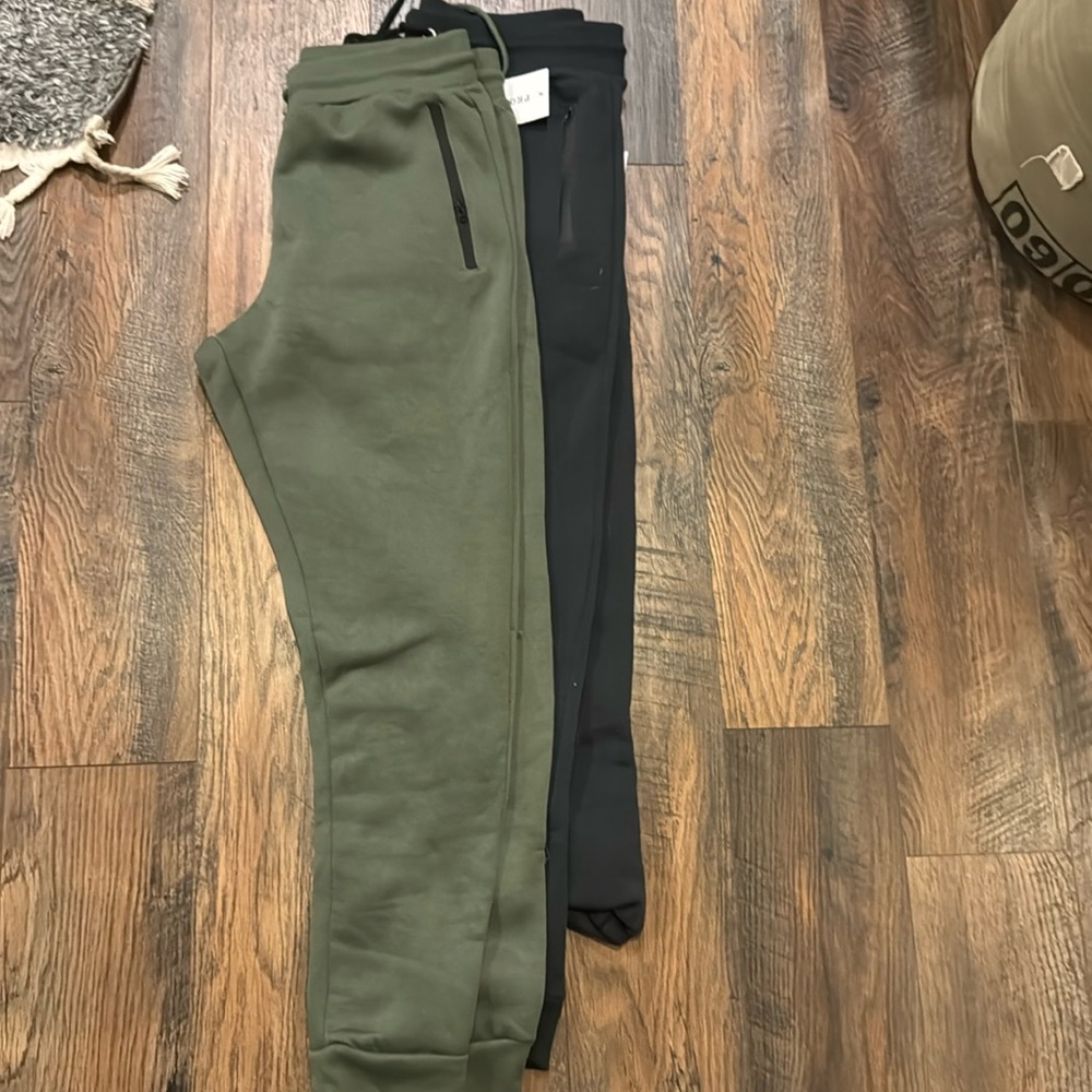Men’s ProStar Jogger Set Medium Black & Green
